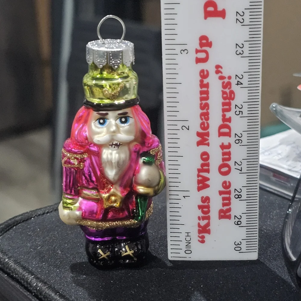Nutcracker Ornament Vintage Rauch  Glass, Makers of Christopher Radko Christmas